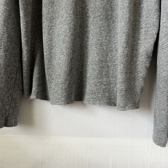 Marine Layer Gray Men’s Henley Long Sleeve Shirt GraySoft Knit Pullover Size L - Picture 4 of 8